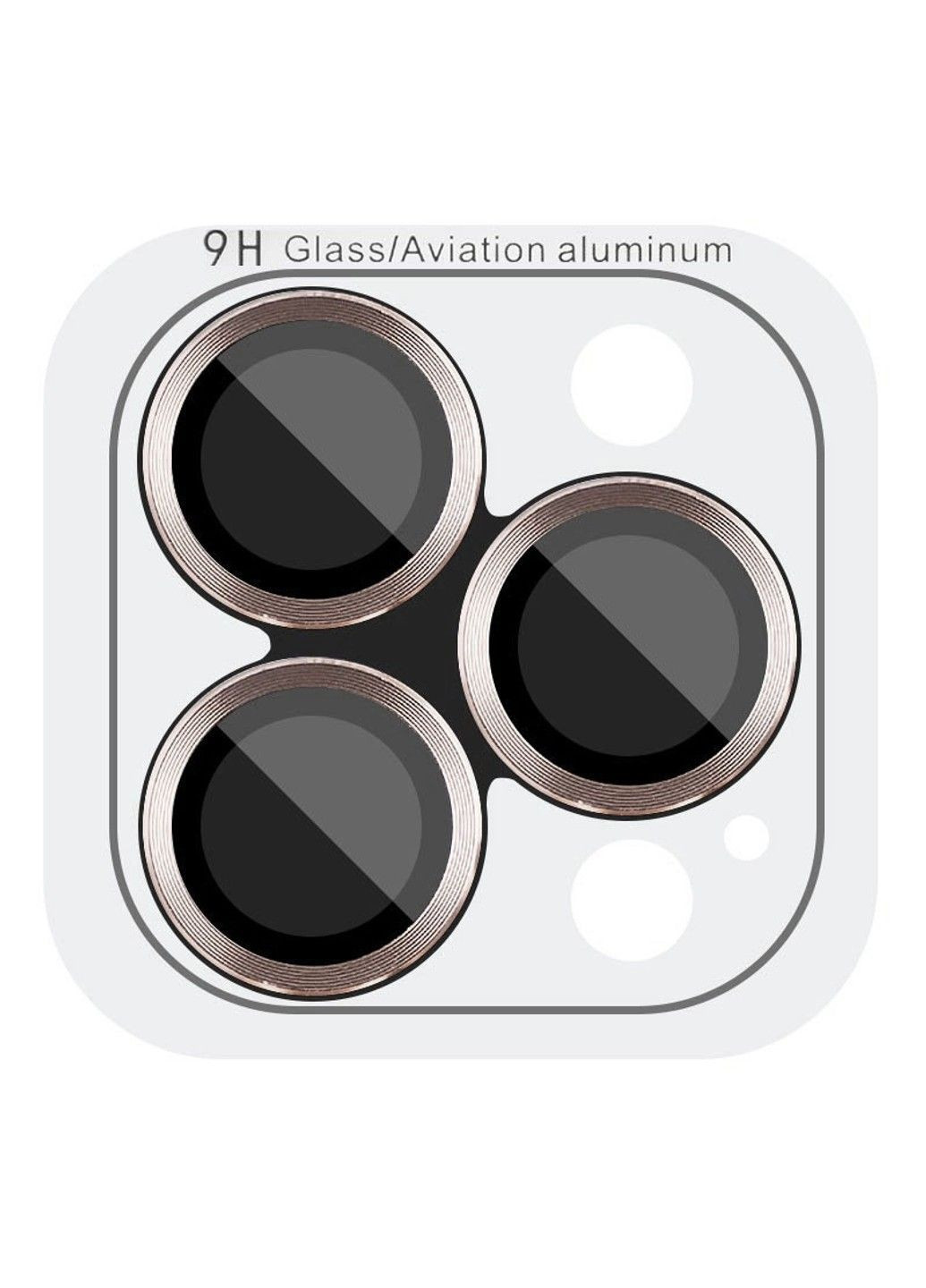Захисне скло Metal Classic на камеру (у упак.) для Apple iPhone 16 Pro (6.3") / 16 Pro Max (6.9") Epik (389307600)