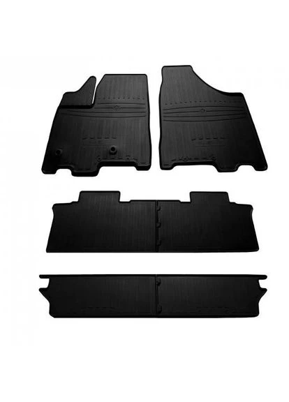Гумові килимки 7 місць (3 ряди, Premium) для Toyota Sienna 2010-2020 рр Stingray (392213600)