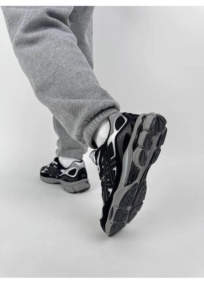 Темно-серые asics gel-nyc black grey (размер ) No Brand Gel - NYC
