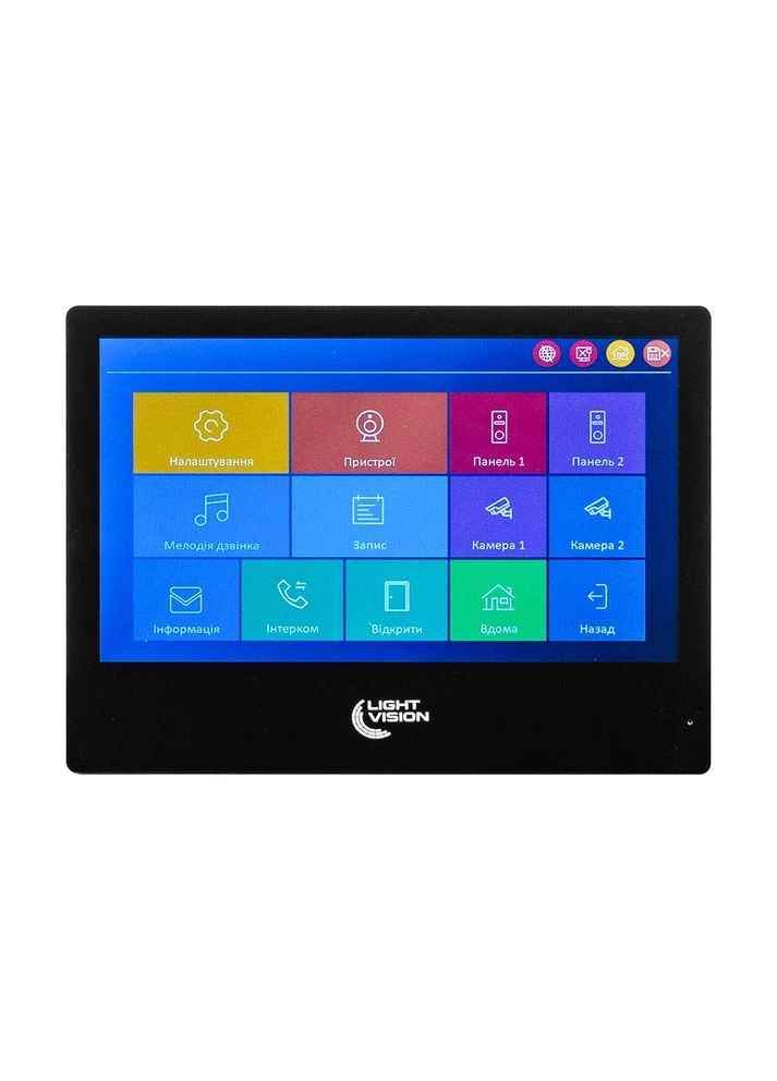 Відеодомофон 10" WiFi Tuya SINGAPORE FHD Black (82-00233) Light Vision (382242053)