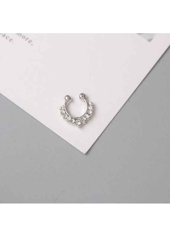 Сережка для септуму, пірсингу носа, вуха, губ і брів No Brand (391250715)