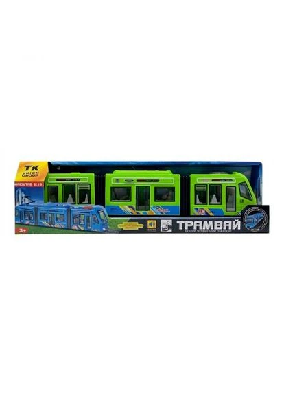 Трамвай автоэксперт (Зеленый) (подсветка, звуки, инерция, подвижные части) TK Group (381608293)