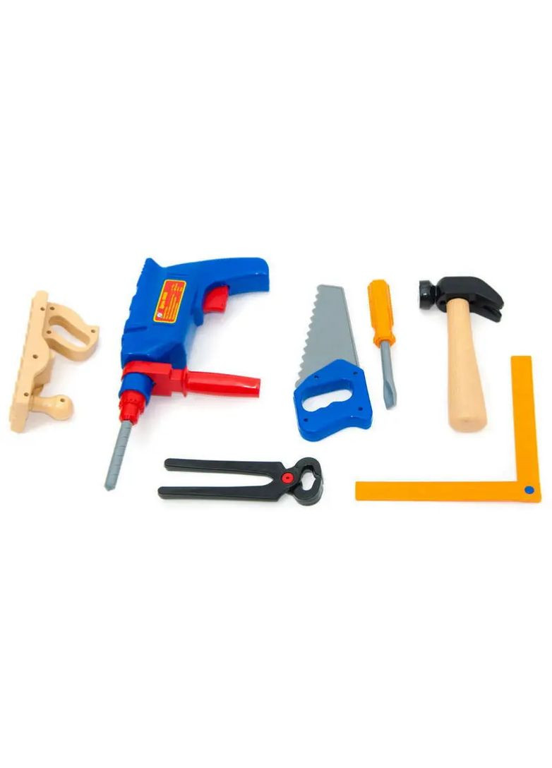 Набор инструментов для мастерской Маленький столяр пластик/металл ORION 938 в.2 в ассортименте Оріон Хло0007 (370653415)