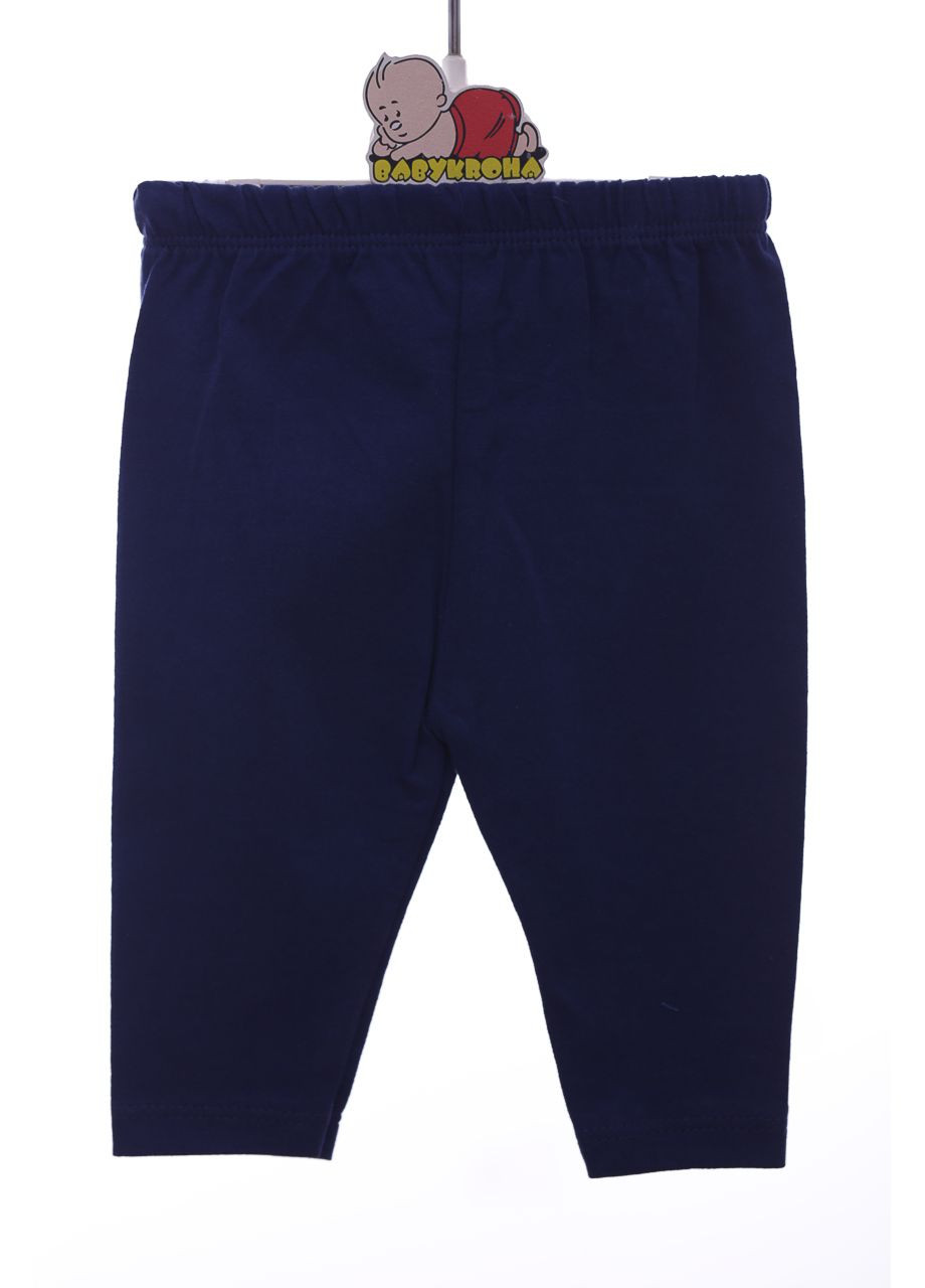 Синій літній костюм із коротким рукавом для дівчинки трикотажний зайчик синій 74 см (38495) BABYKROHA