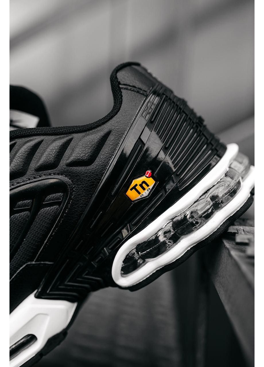 КРОСІВКИ ЖІНОЧІ NIKE AIR MAX TN PLUS 3 BLACK WHITE НАЙК АІР МАКС ТН ПЛЮС No Brand чорні демісезони (368885948)