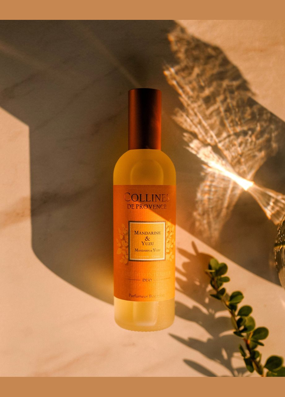 Аромаспрей Мандарин и Юдзу, интерьерные духи, 100 мл Collines de Provence (328606396)
