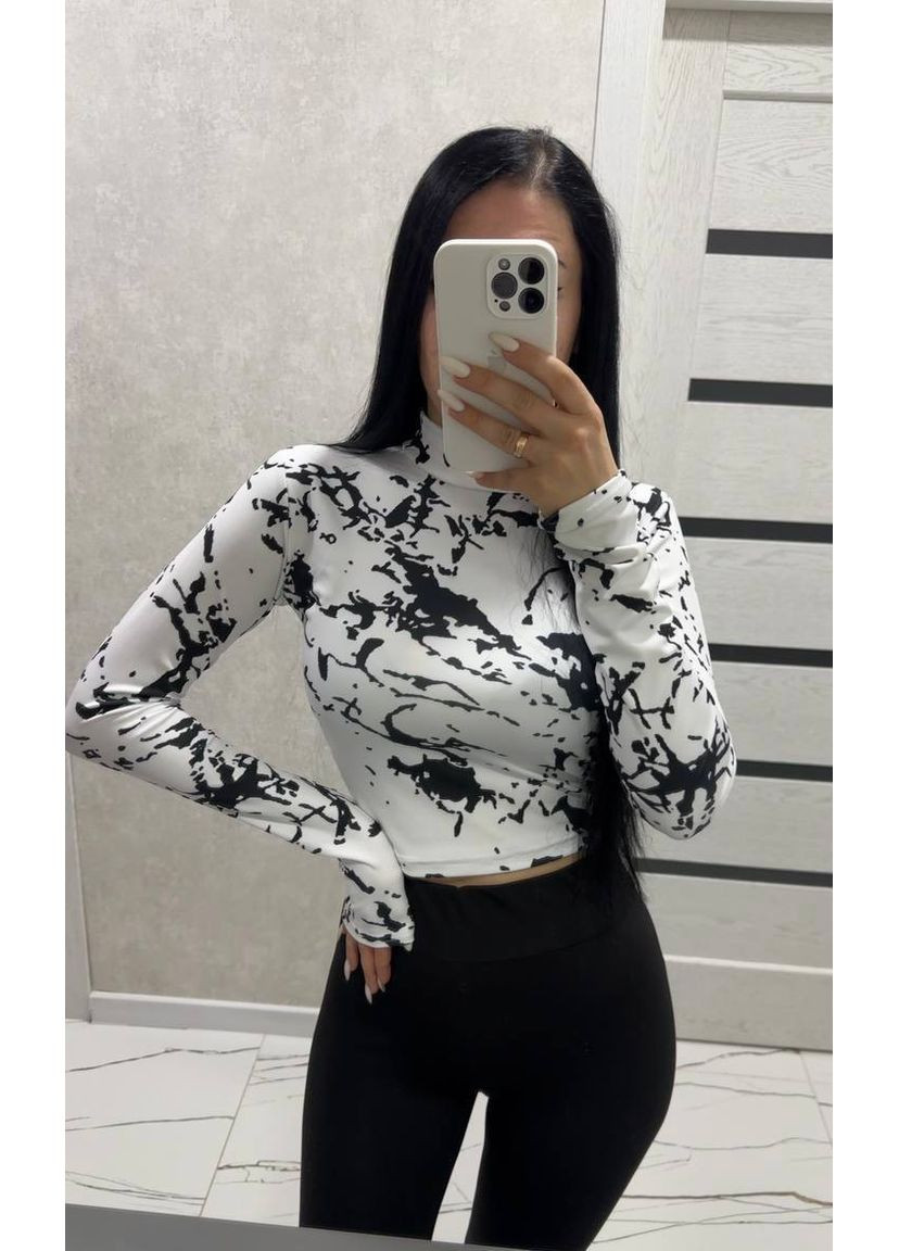 Принтованный гольф из эластичного микродайвинга. Vione (367076665)