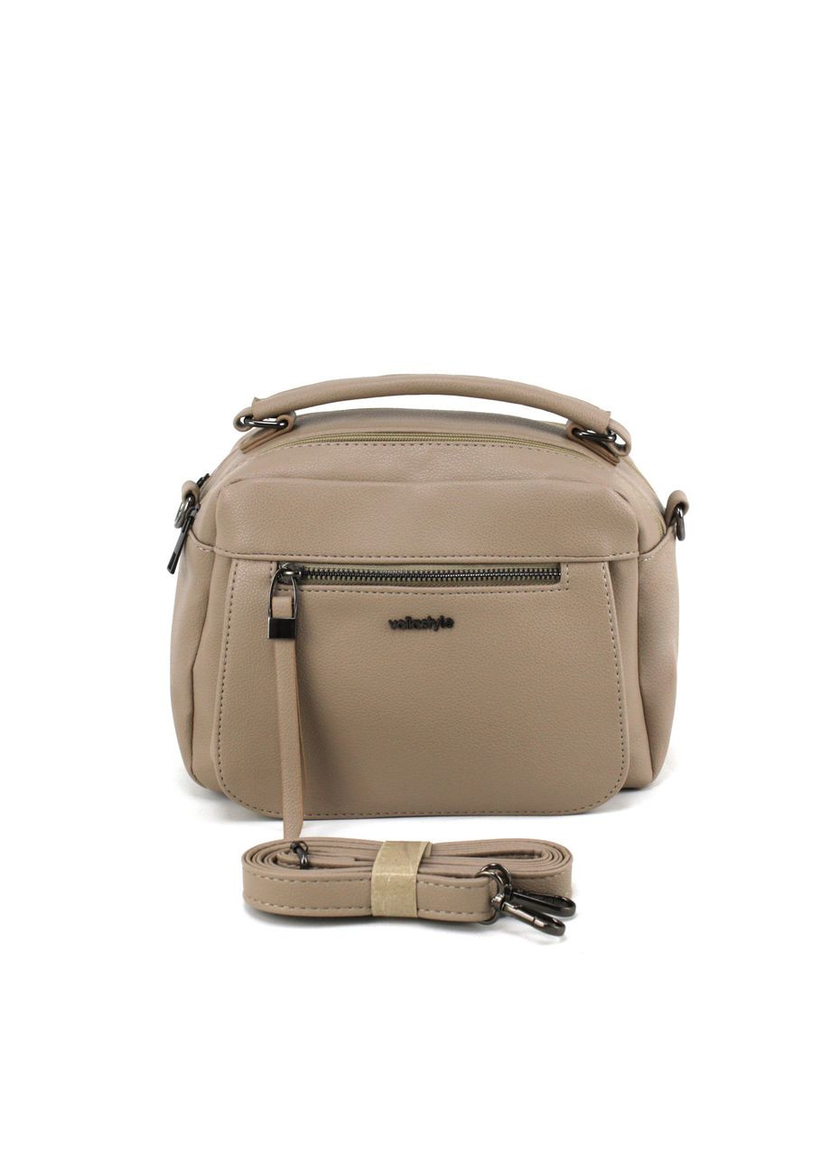 Невелика сумка крос-боді 55072 бежева Voila (303403586)