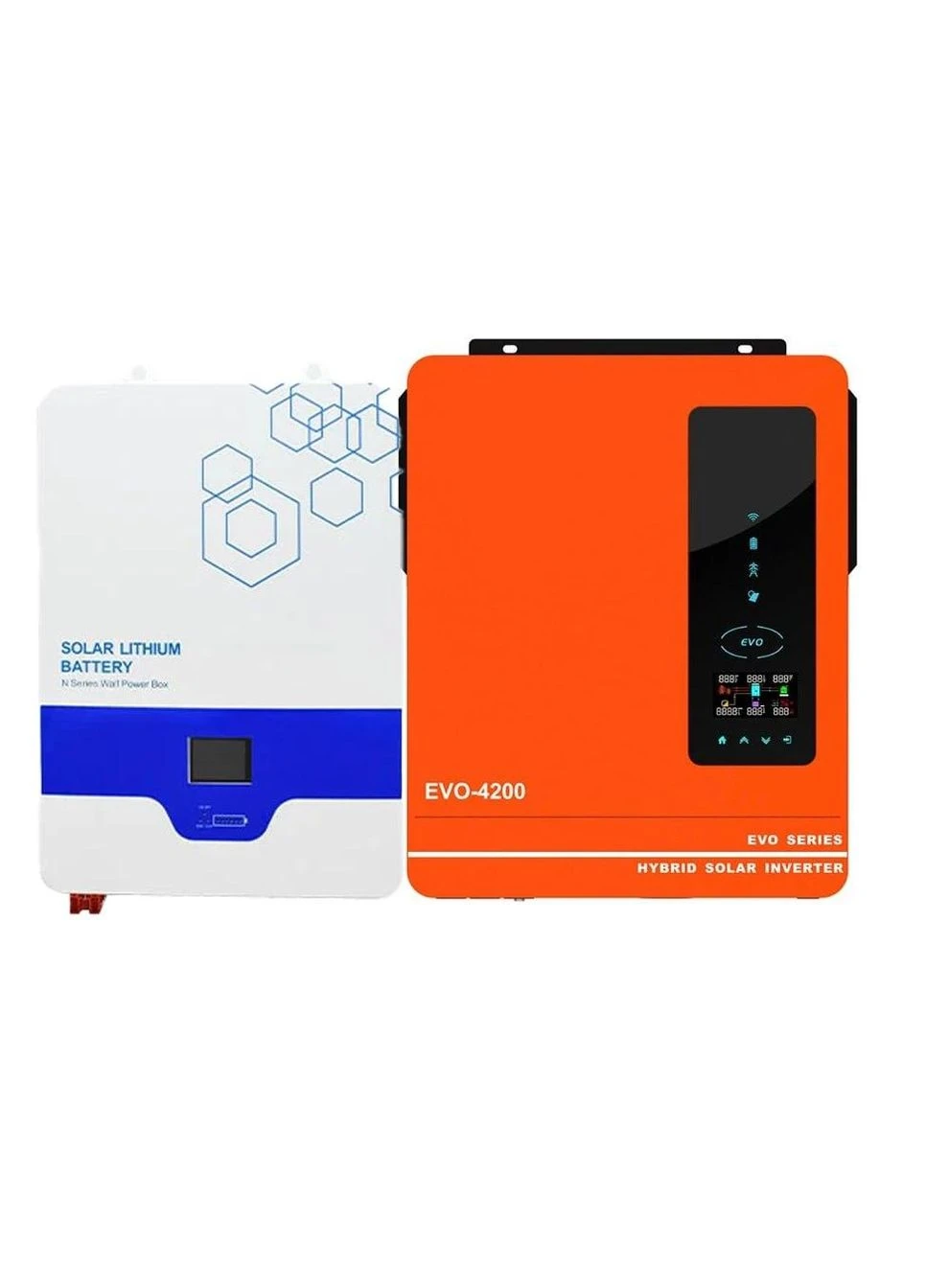 Гибридный инвертор AN-SCI-EVO-4200 + LiFePO4 аккумулятор 24V100AH Lithium Battery Anern (301350102)