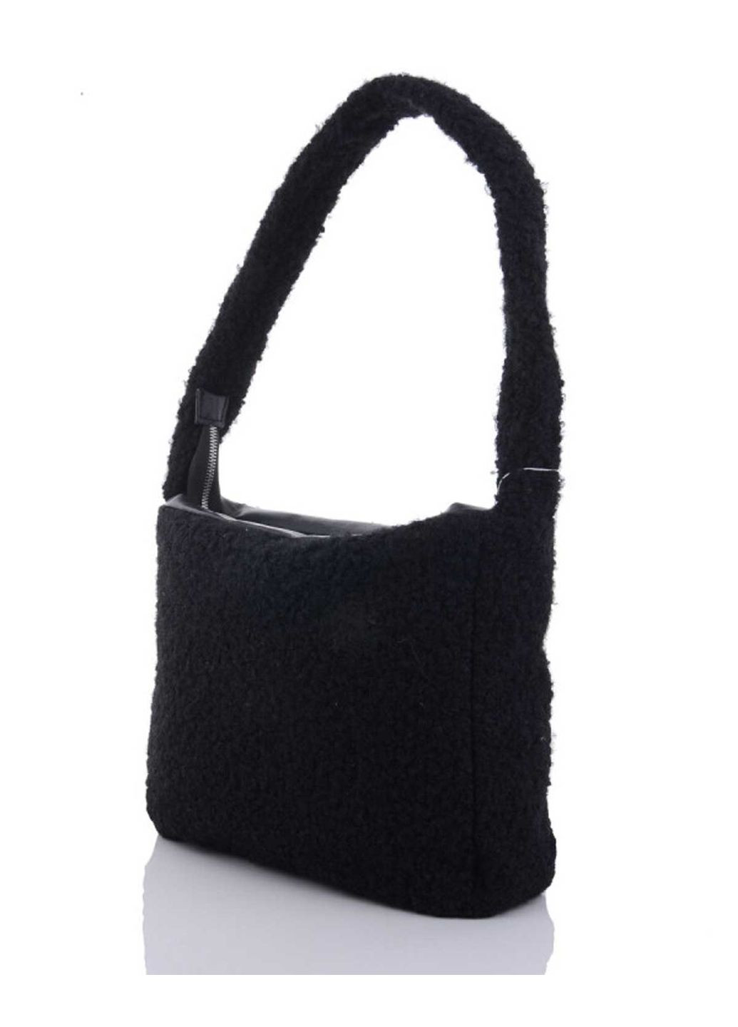 Средняя стильная женская сумка Кико с серым мехом (sumka-zhnocha-kko) WeLassie (342199497)