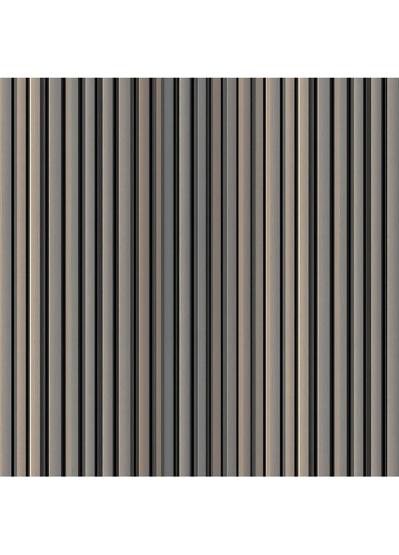 Квадратний фотофон вертикальні дерев’яні рейки у сіро-бежевій гамі, фон для фото, 200x200 см, №552325 PhotoVinyl (354718913)