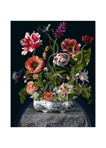Картина по номерам "Особый букет в вазе" 40x50 см Origami (361413204)