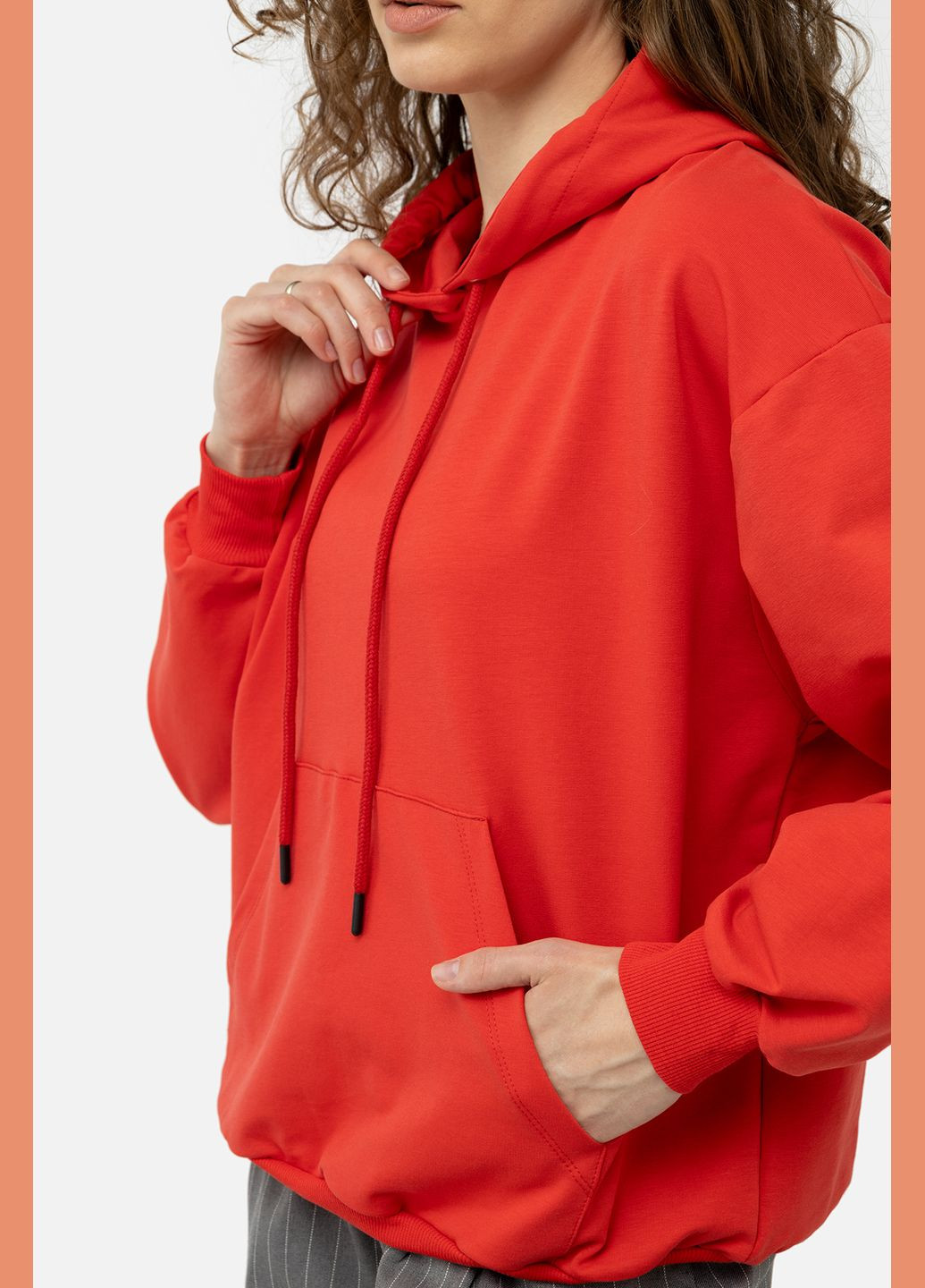 Худи женский цвет красный CB-00239087 Yuki (309000549)