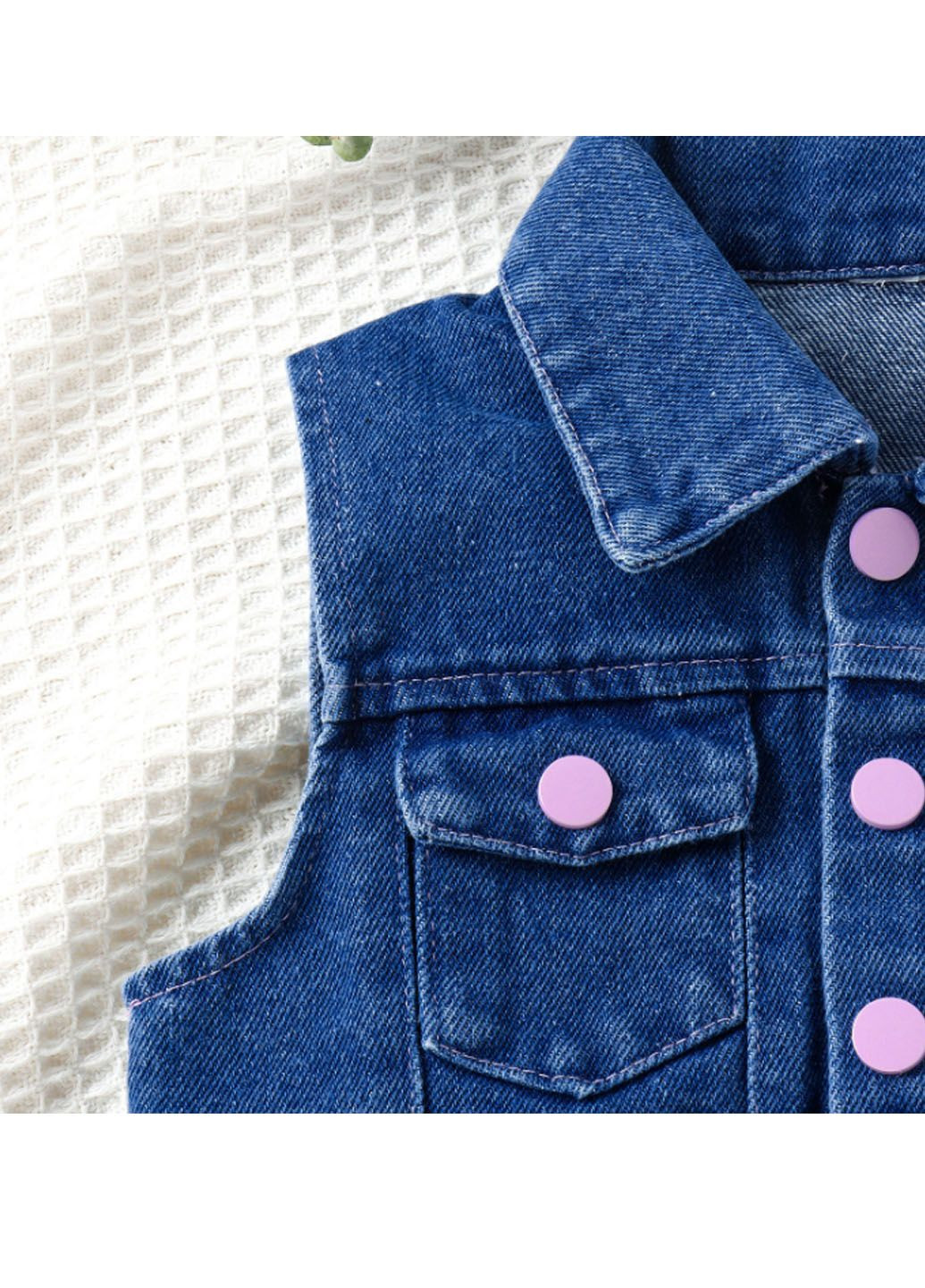 Фиолетовый летний костюм No Brand