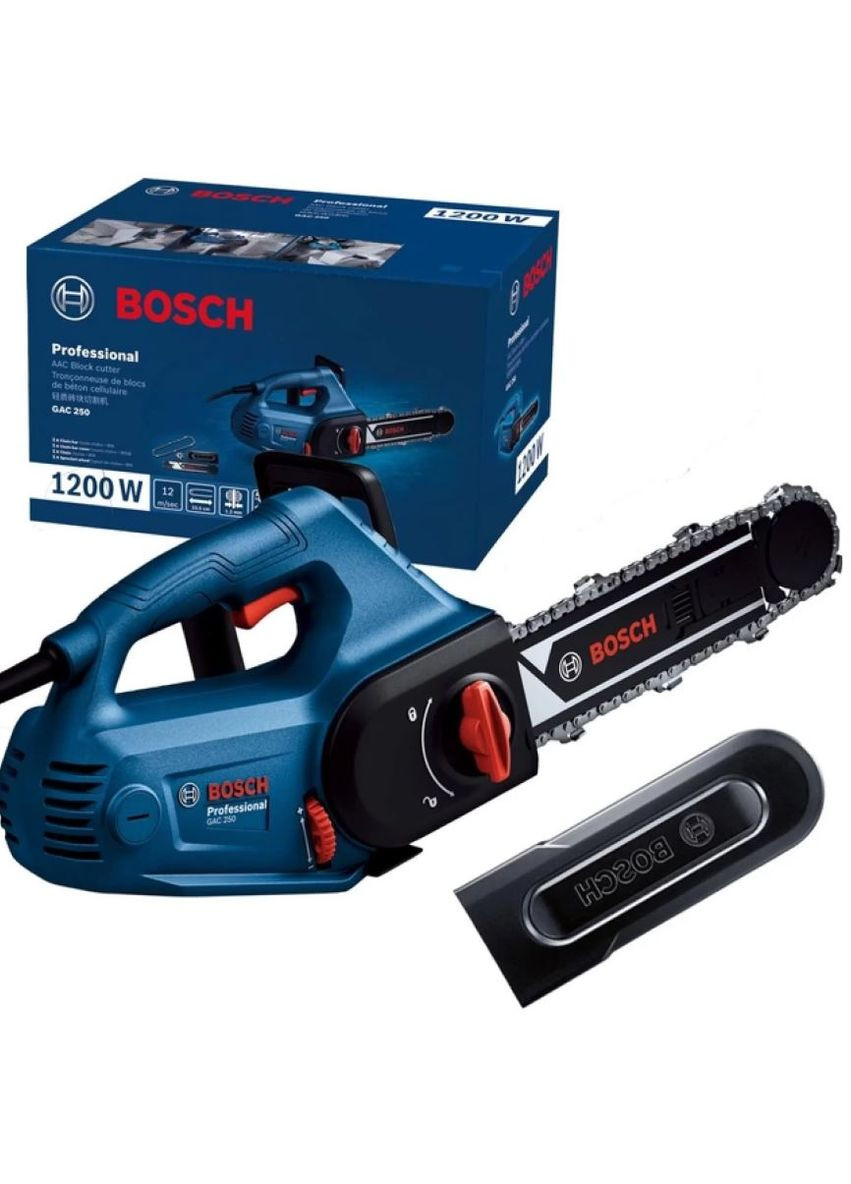 Цепная электропила Professional GAC 250 (1.2 кВт, 250 мм) для газоблока (26253) Bosch (340276508)