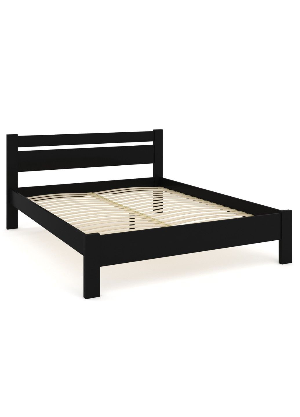 Кровать Невада бук 140х200 чёрный Fagus (303724155)