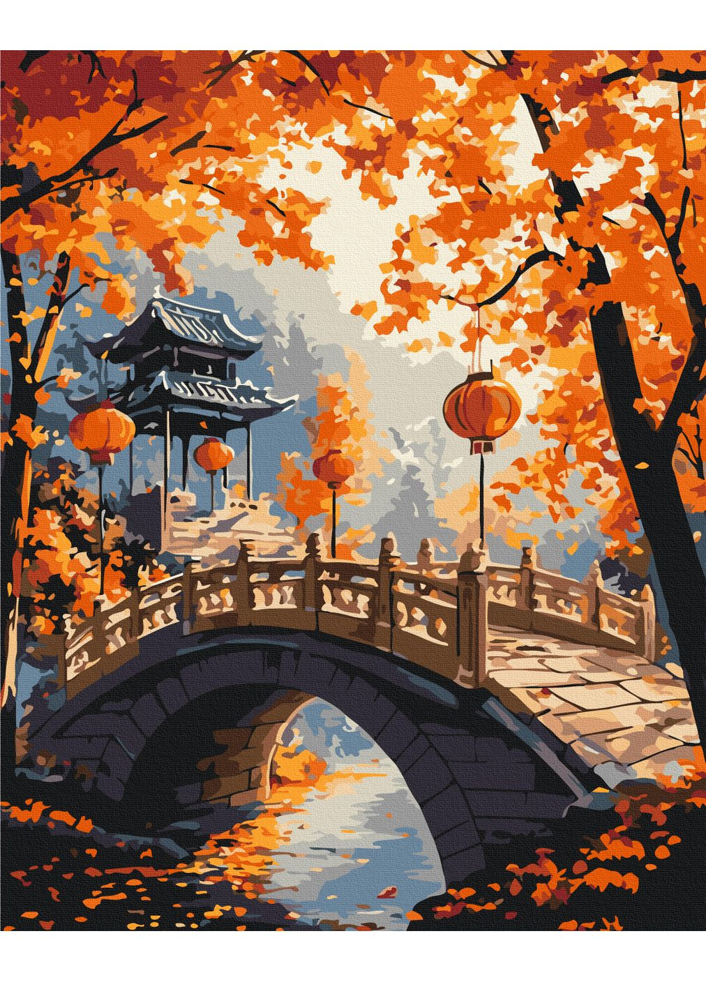 Картина по номерам "Осенний променад" 40х50 см Brushme (365778696)