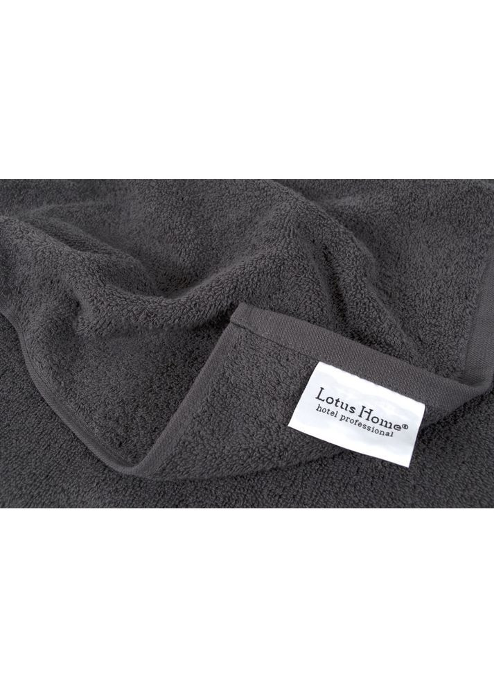 Lotus полотенце home — hotel basic графит 70*140 (20/2) 600 г/м2 серый производство -