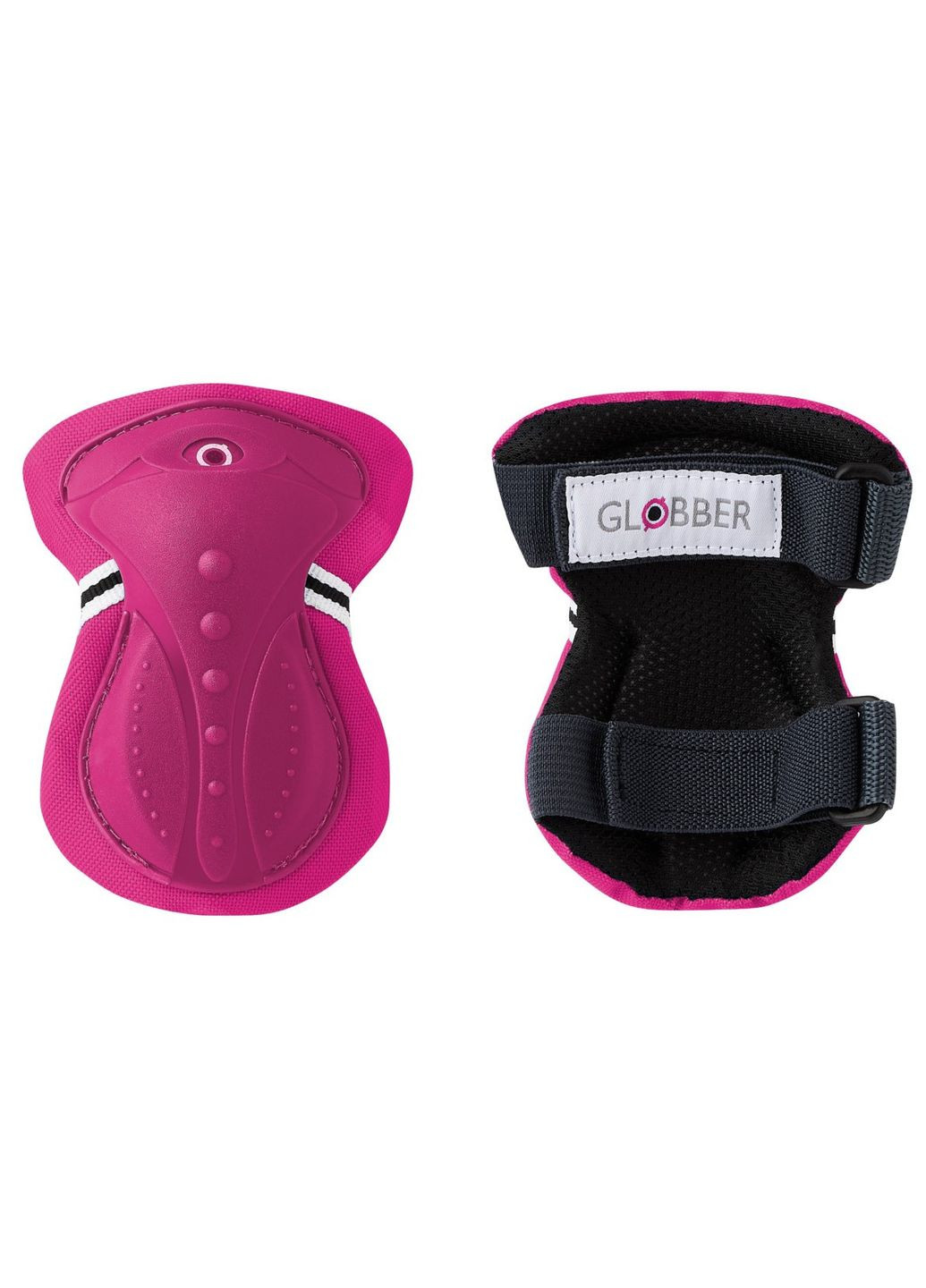 Захист наколінники+налокітники+щитки для зап’ясть фуксія (темно-рожевий) для дитини 25-50кг () Globber 541-310 (363820500)