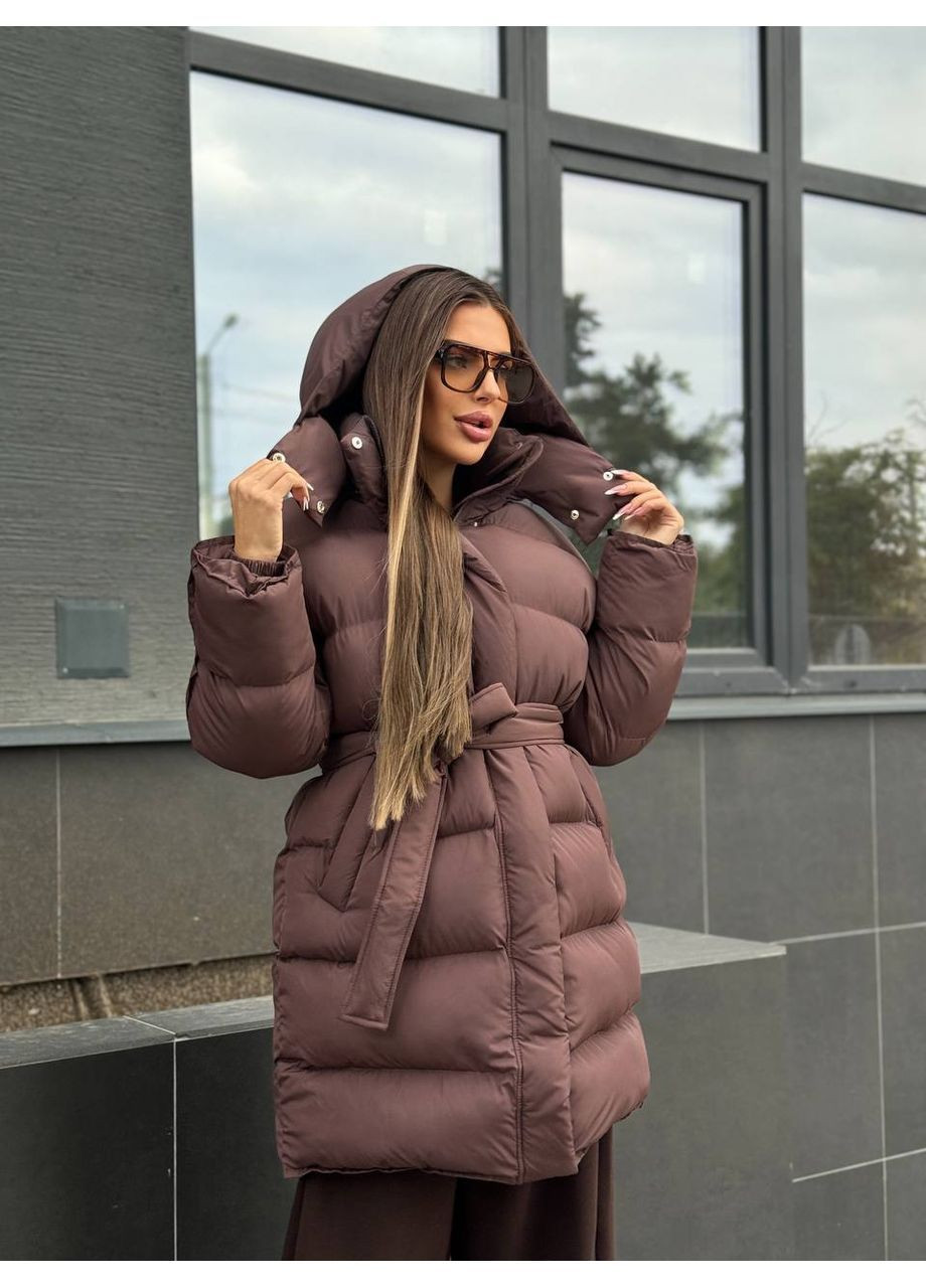 Коричневый зимний Пуховик Vakko