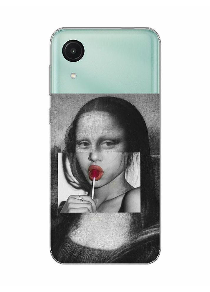 Прозрачный чехол на Samsung Galaxy A03 Core / A032 :: Современная Мона Лиза (принт 351) Creative (360688490)