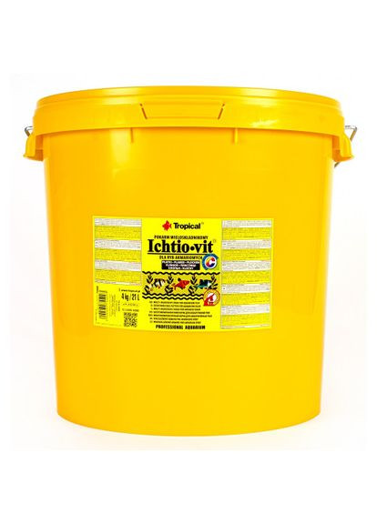 Сухий корм Ichtio-Vit для всіх акваріумних риб, 4 кг (пластівці) Tropical (362701868)