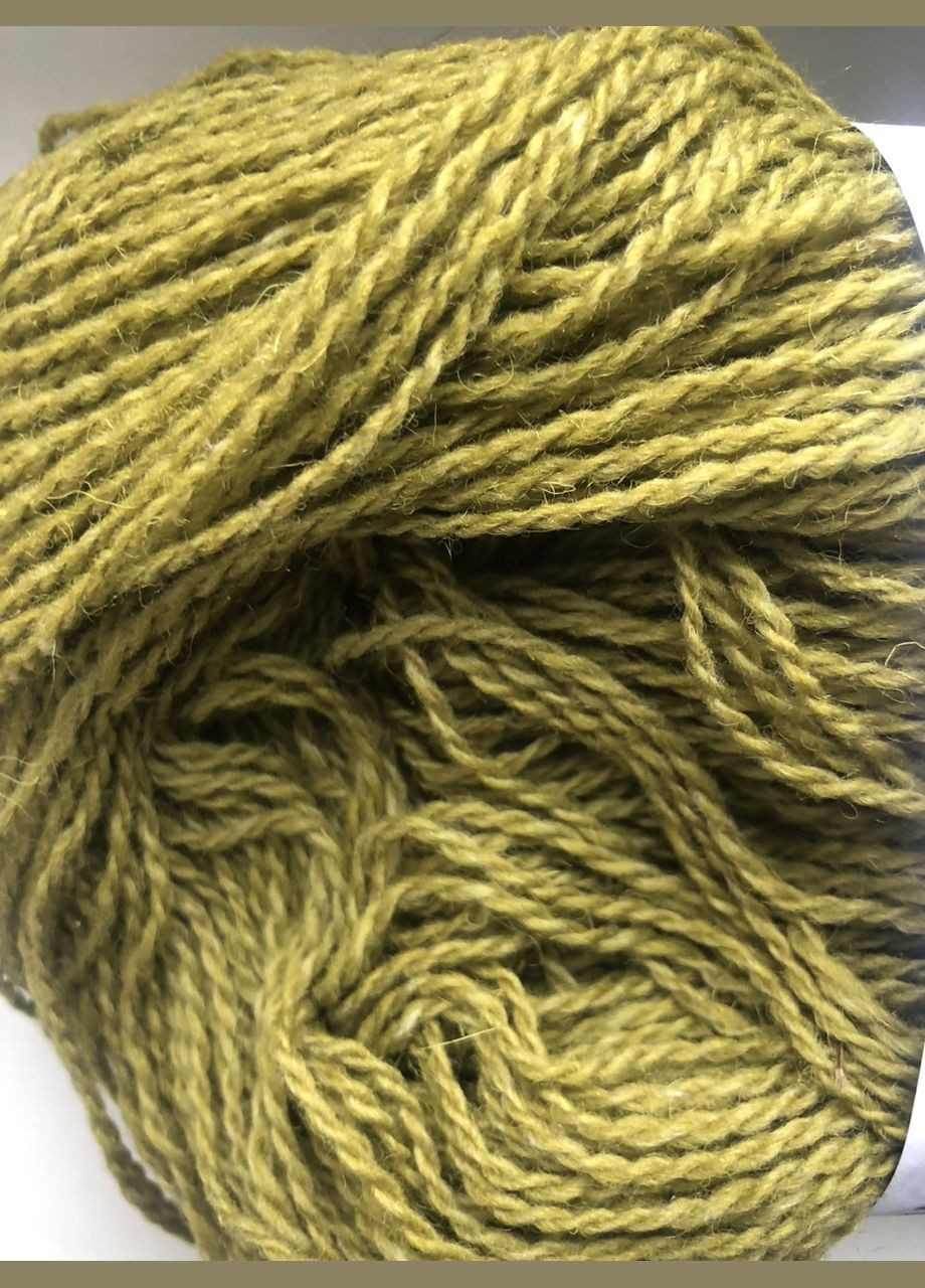 Нитки пряжа меринос «Северяночка» 100% шерсть, цвет хаки No Brand (313859868)