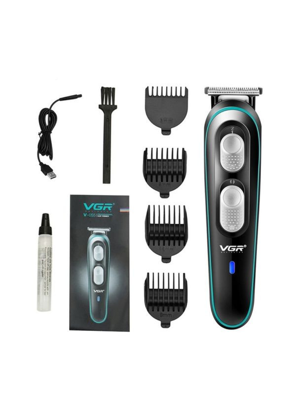 Универсальная стрижка V-055 триммер с 4 насадками, бритва, аккумулятор VGR (341538350)