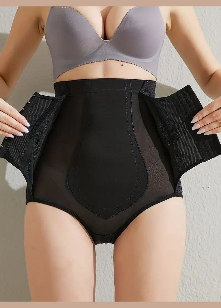 Жіночі корегуючі утягуючі трусики корсет бріфи з сильною утяжкою колір бежевий No Brand (315005898)