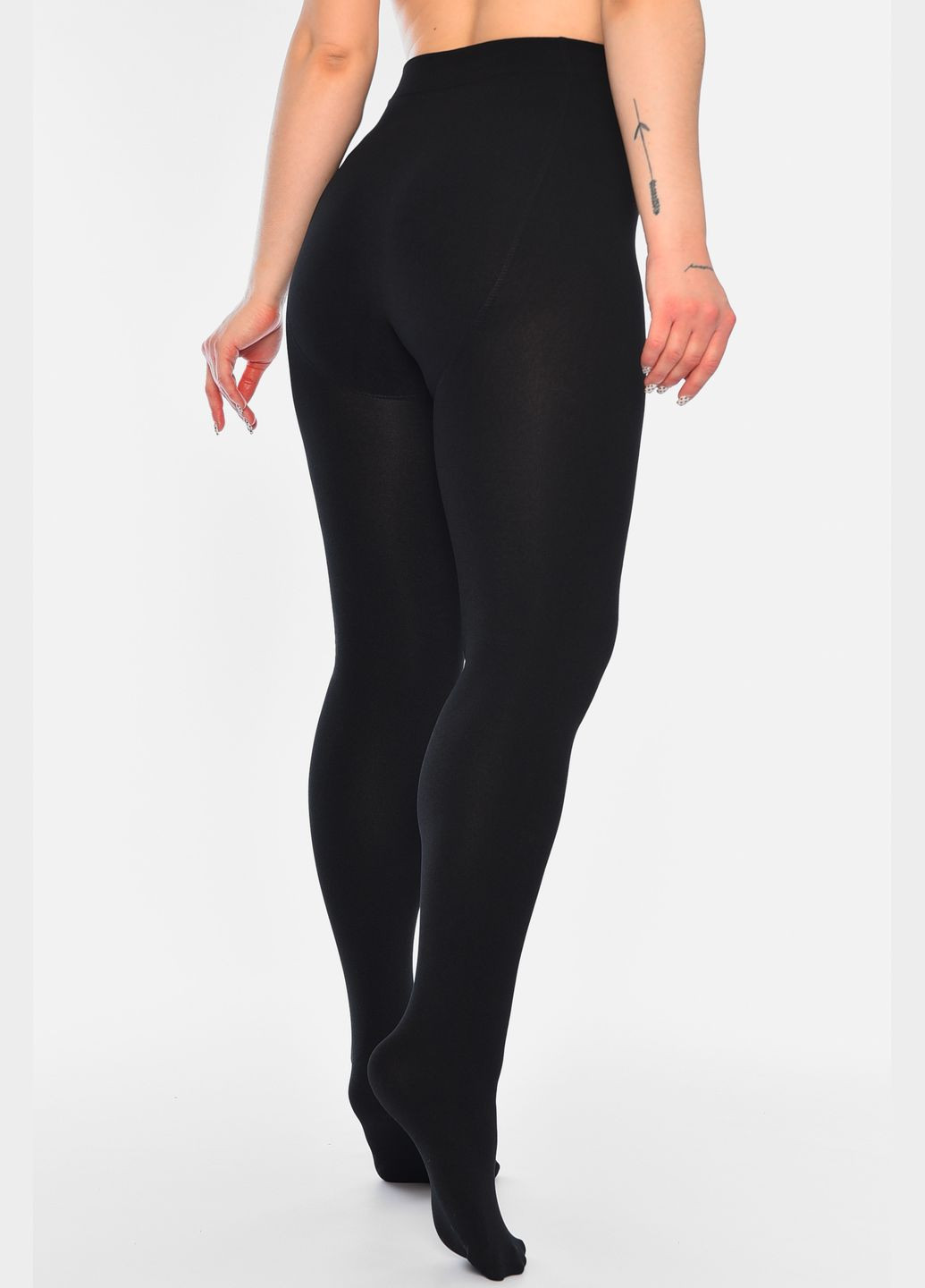 Колготи жіночі з начісом чорного кольору 1800D Let's Shop (317169148)