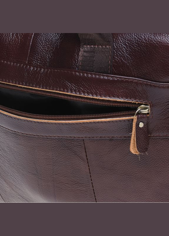 Сумка мужская кожаная портфель в дорогу планшет для документов А4 для телефона Коричневый 34280 Borsa Leather (334674005)