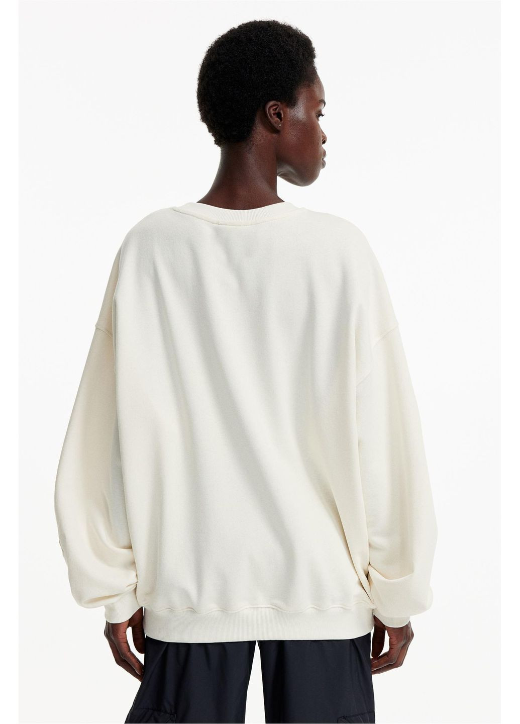 Молочний світшот демісезон,молочний, H&M (364313660)