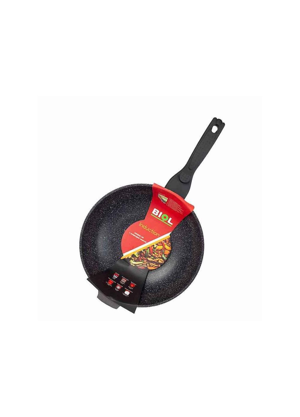 Сковорода WOK 30см з антипригарним покриттям та індукційним дном, 3002Р ТМ BIOL Биол (307084960)