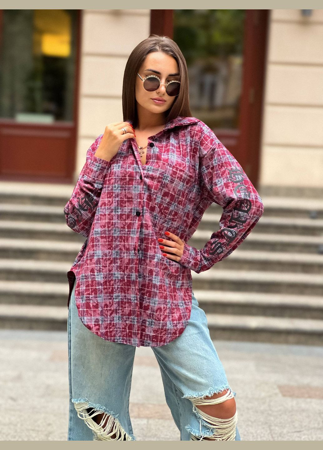 Сорочка картата No Brand (328084726)