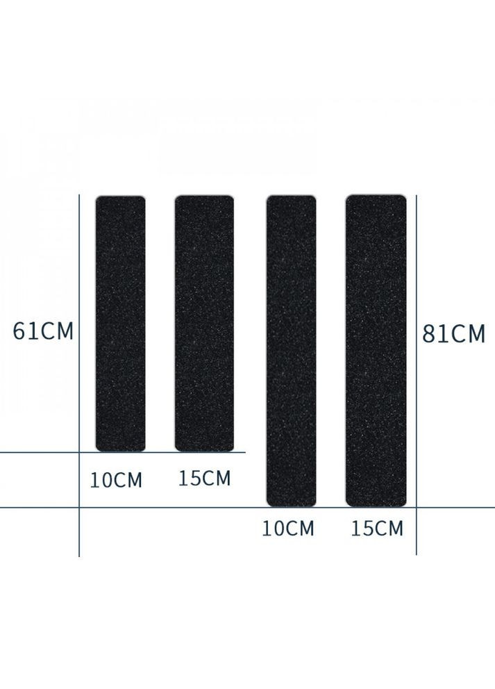 Протиковзна стрічка для сходів і сходів 10х61 (КОМПЛЕКТ 15 ШТ) + ВАЛИК No Brand (368565356)