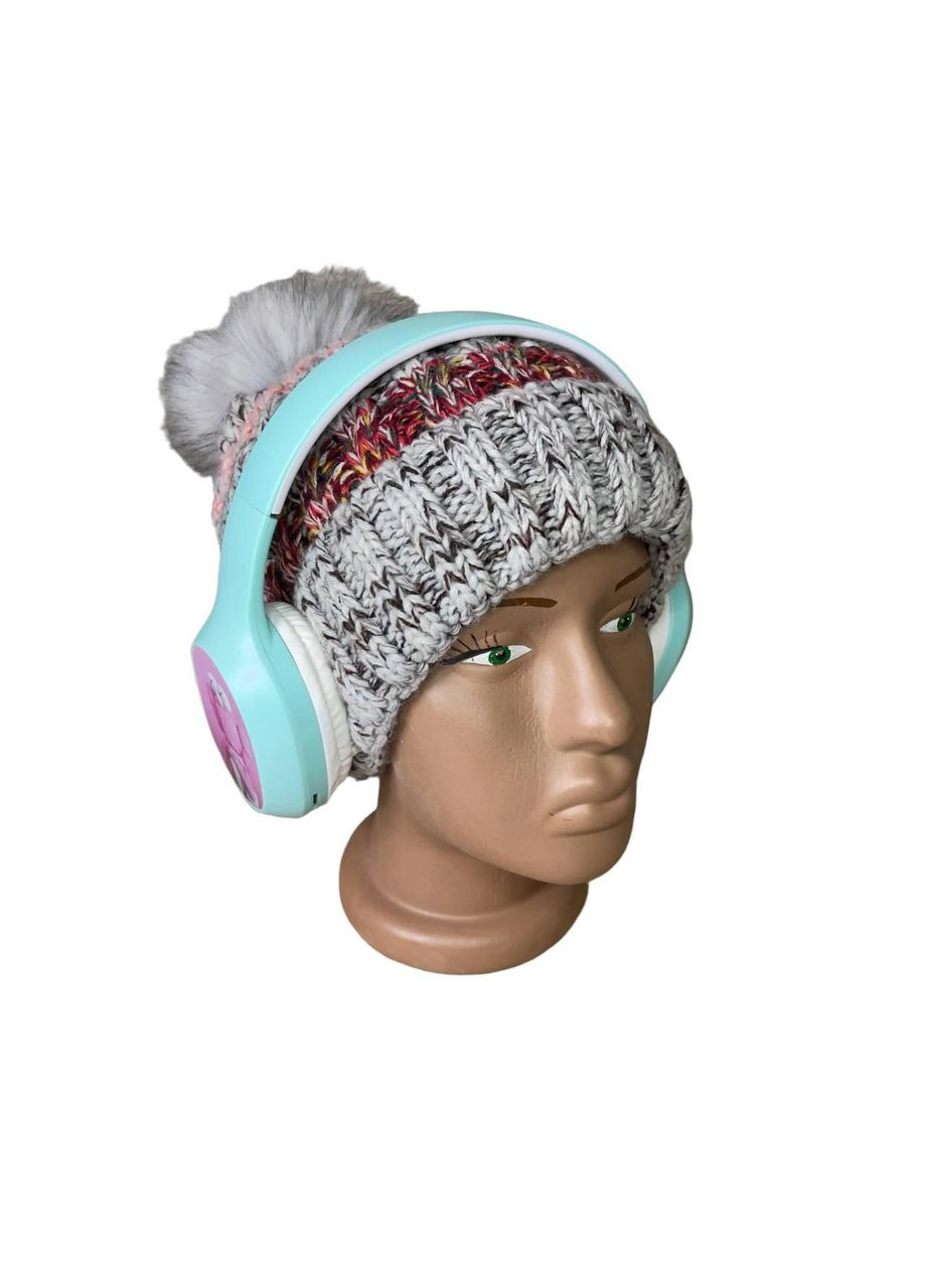 Наушники накладные YLZ-5 FM радио и Bluetooth для детей голубые (1756375776) No Brand (335419329)