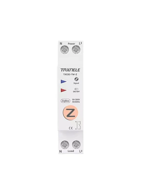 Розумний ZigBee вимикач, тільки таймер 1P+N 20A 230V Smart Life, Tuya [TXCB2-TW-Z-20A] TAXNELE (395871302)