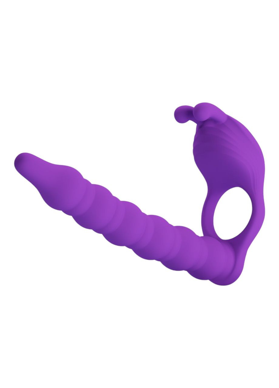 Насадка страпон на член для анального сексу з вібрацією фіолетова Pretty Love""Blackney" LyBaile (307151769)