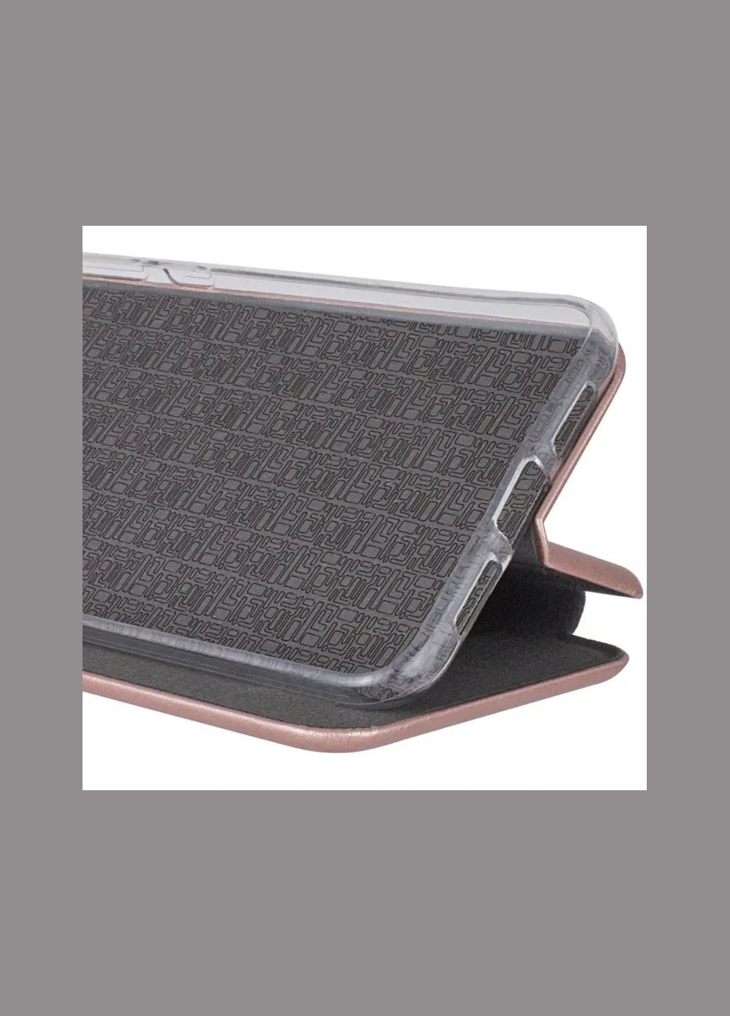 Чехол книжка Samsung Galaxy A20 эко-кожа Premium Case для смартфона Розовое золото MOXOM (317311925)