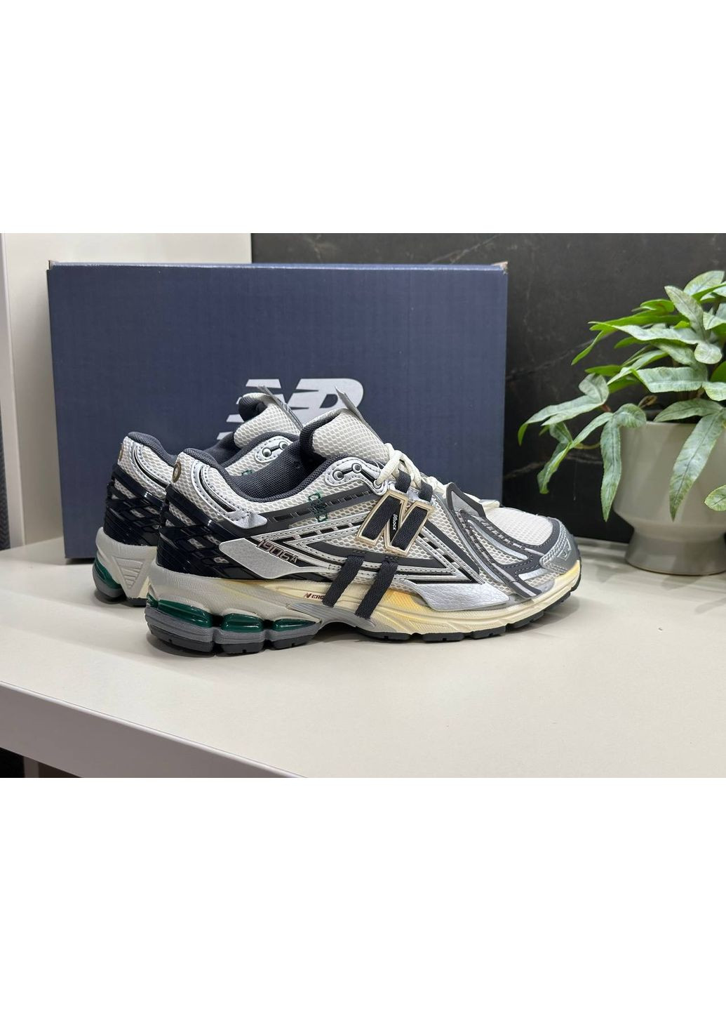 Сірі Осінні кросівки чоловічі new balance 1906r silver grey black нью беланс 1906r No Brand