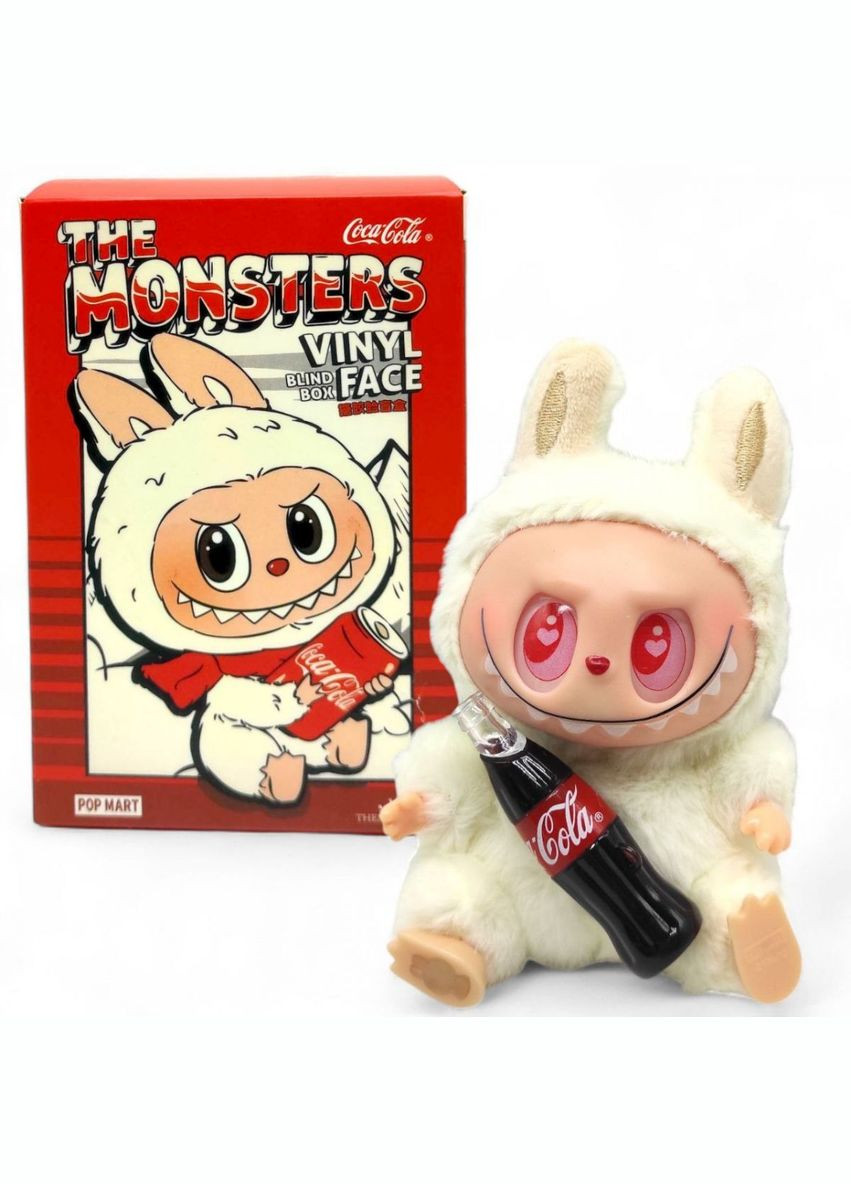 Лабубу-2 "Coca Cola" 15 см (мікс видів), в пакеті і подарунковій коробці MIC (346069538)