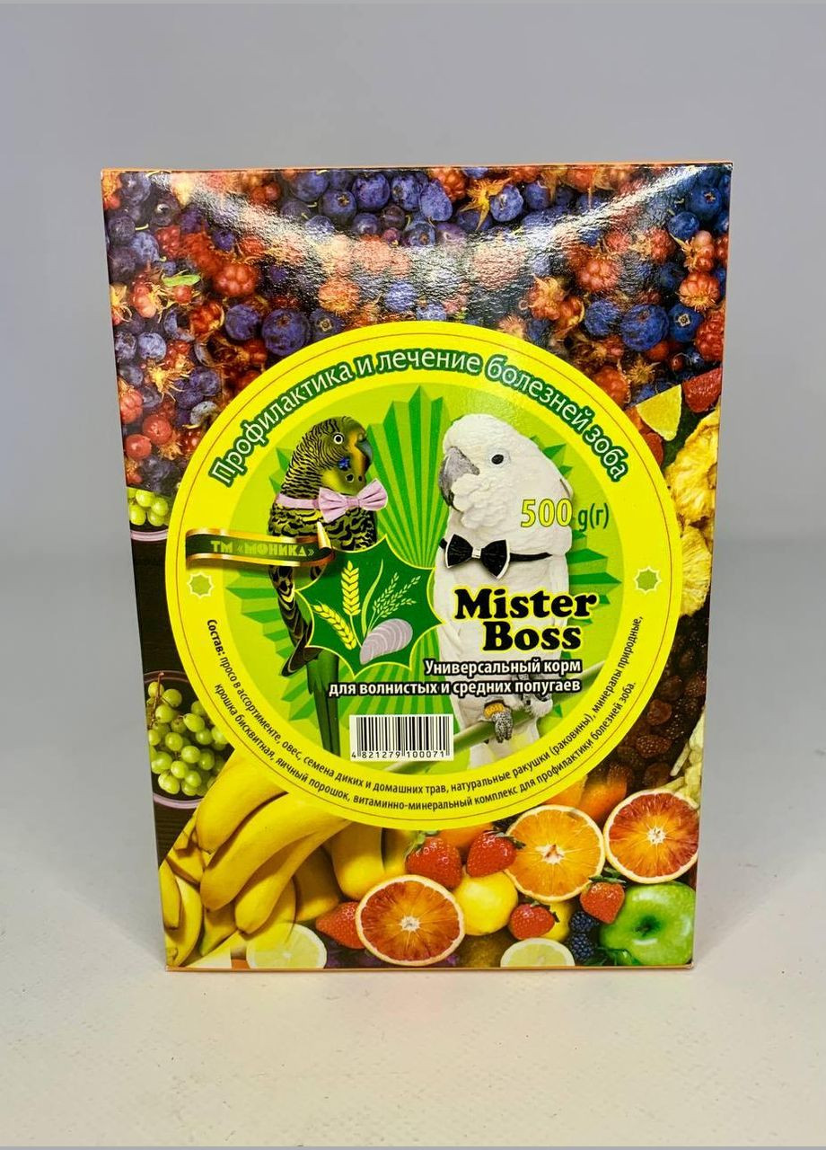 Корм для птиц Профилактика Болезни Зоба "Мистер Босс" 500г. No Brand (320949988)