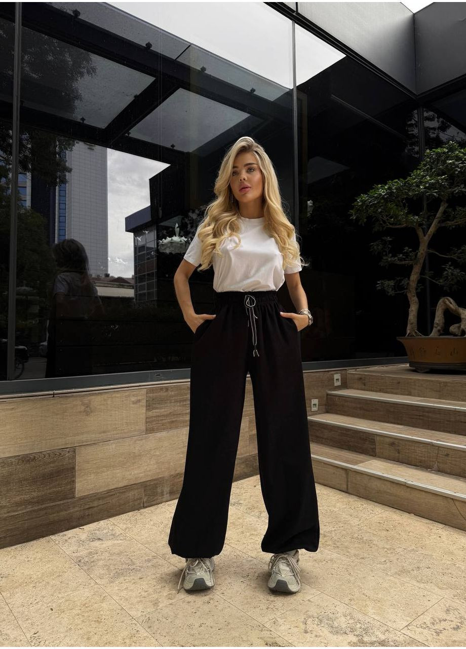 Оверсайз штани з лакости – Розмірна сітка в описі DK/DL Мода без кордонів (358930419)