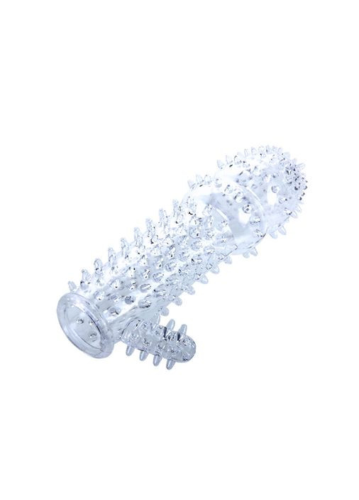 Насадка на член Super Silikon Sleeve Прозора - CherryLove LyBaile (282708739)