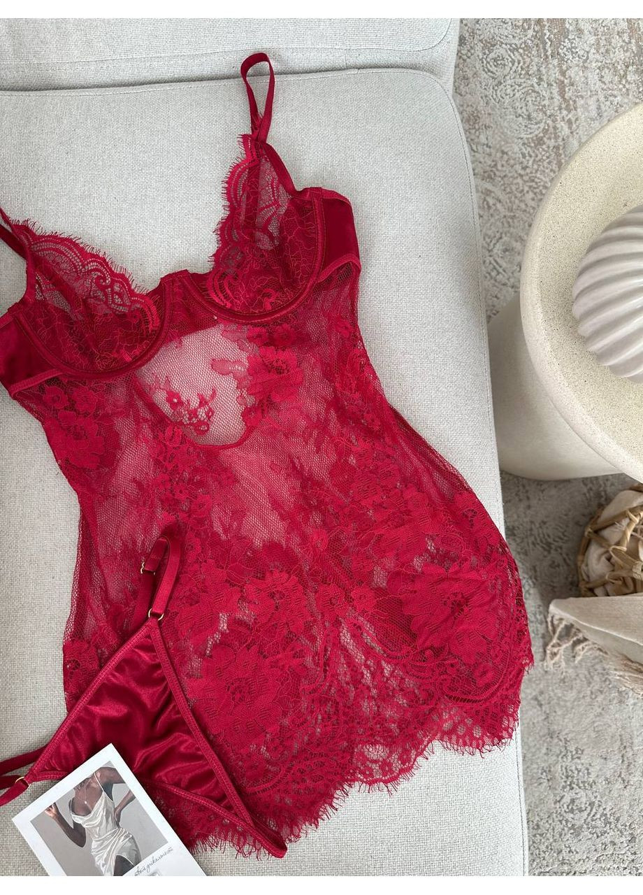 Пеньюар красный Vital-Textile 044/106 (361853697)