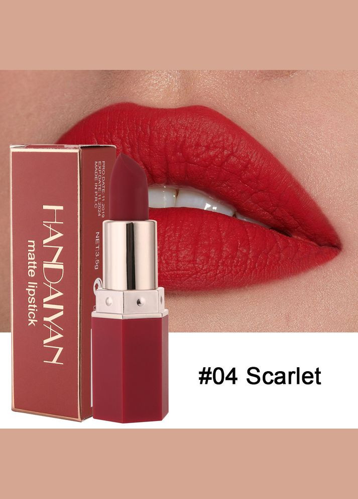 Матова помада Velvet Matte Lipstick 04 Scarlet Handaiyan (314933574)