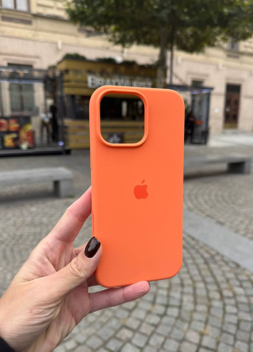 Чехол силиконовый для iPhone 13 Silicone case Orange / чехол айфон 13 оранжевый No Brand (365579002)