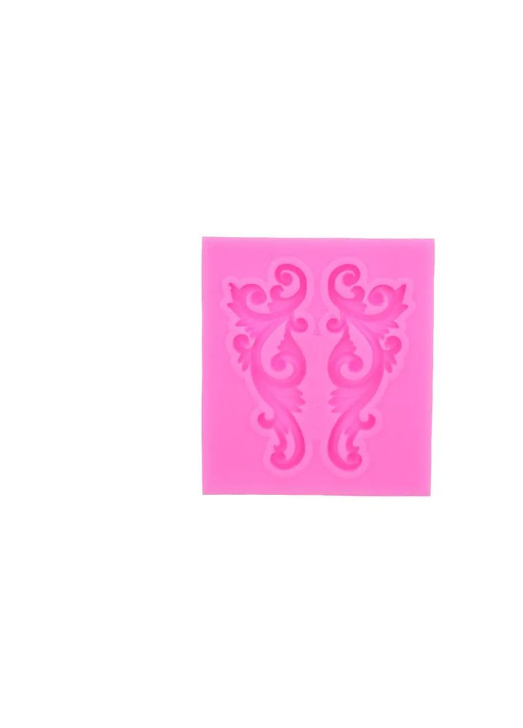 Силиконовая форма Абстракция 54 на 60 мм розовый Jannet молди (357205582)