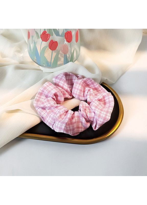 Резинка для волосся Клітинка 4 см (AN0103190) ANbeauty (363554723)