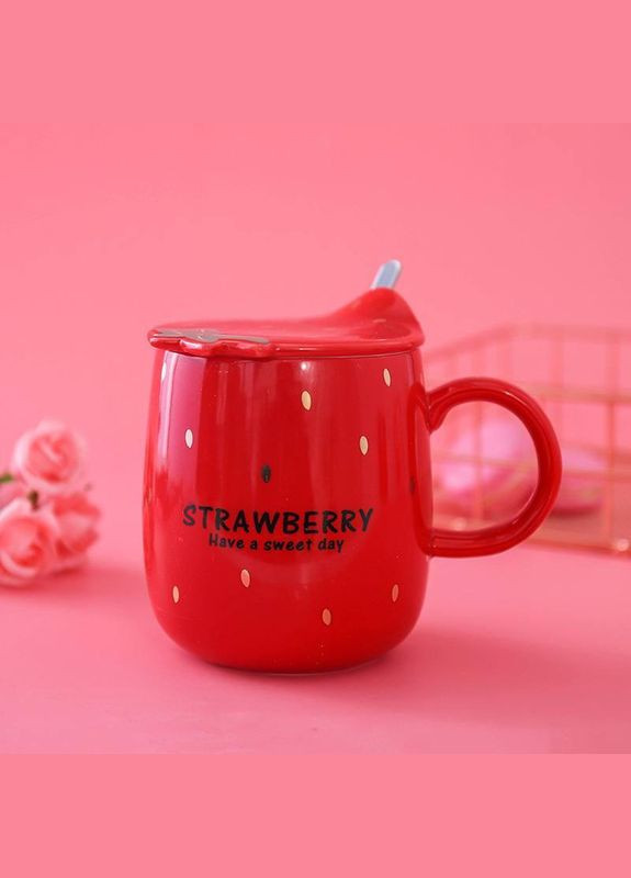 Заварник фарфоровый 420 мл Клубнички Bona Di 927-214 BonaDi (364108470)